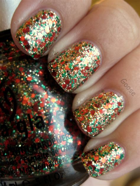 christmas glitter nail polish